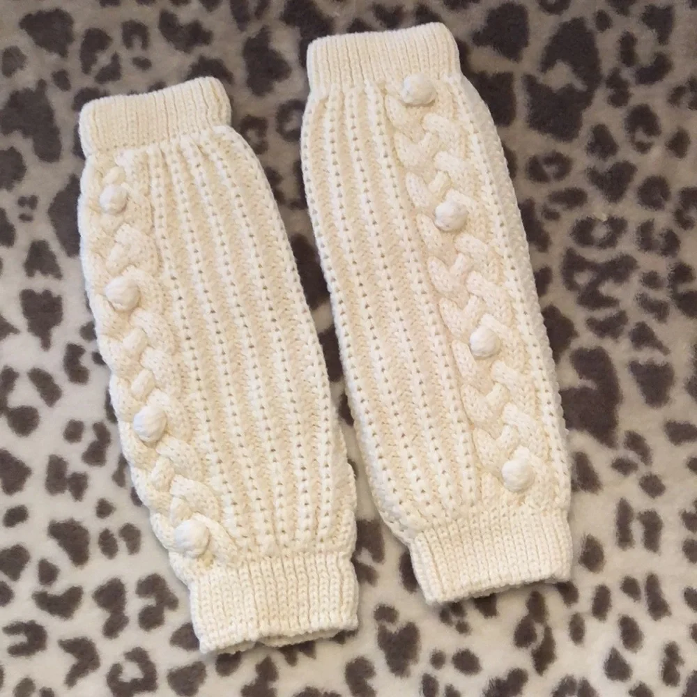 Gap Cable Knit Leg Warmers and Glitter Legwarmers